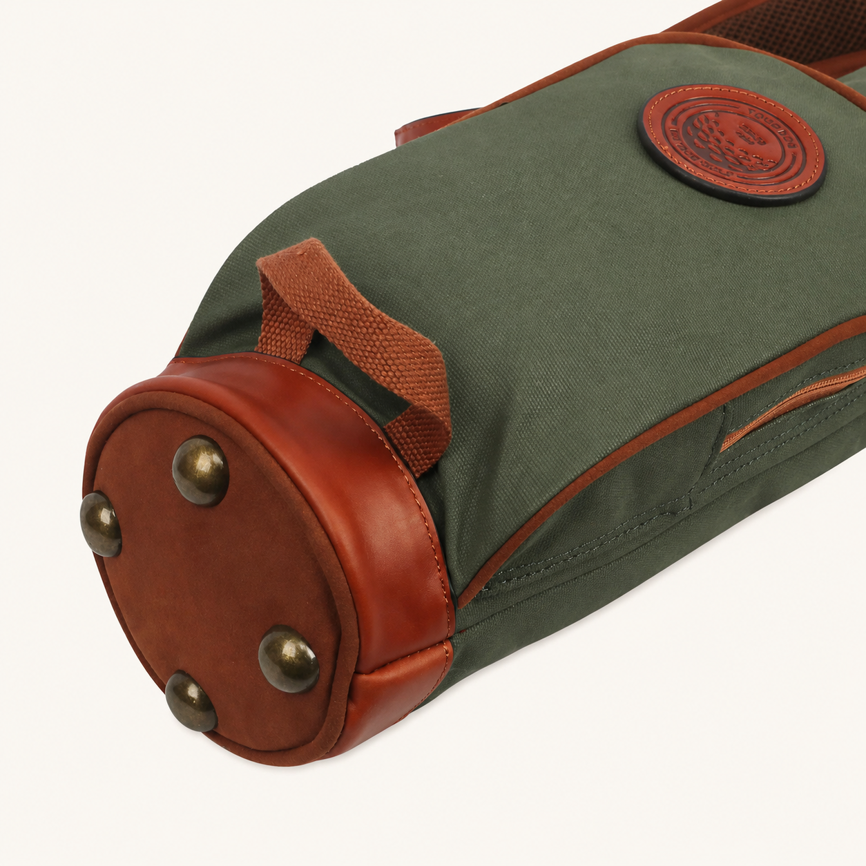 Sac de Golf Vintage "Héritage" – Toile & Cuir par Auguste & Green